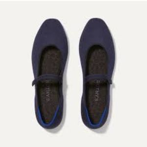 ROTHYS MARY JANE NAVY BLUE SQUARE TOE 7.5